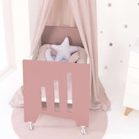 Culla co-sleeping (5in1) con ruote 60x80 cm rosa · Omni Uno Quarzo