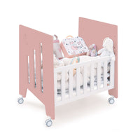 Culla 60x80 cm e lettino 60x120 cm (7in1) rosa · Omni Tre Quarzo