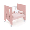 Culla 60x80 cm e lettino 60x120 cm (7in1) rosa · Omni Tre Quarzo