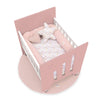 Culla co-sleeping (5in1) con ruote 60x80 cm rosa · Omni Uno Quarzo