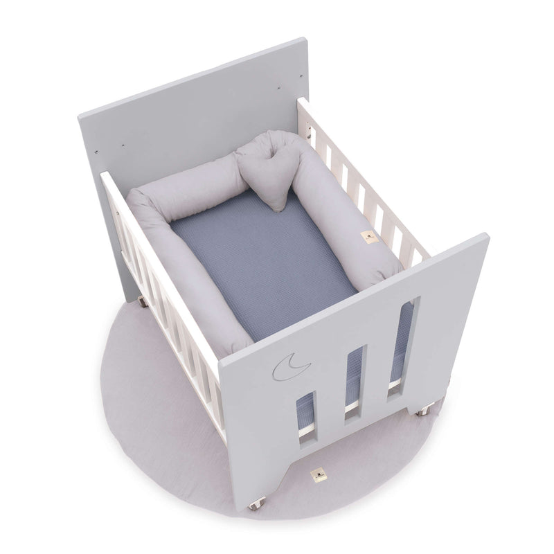 Culla co-sleeping (5in1) con ruote 60x80 cm grigio · Omni Uno Grey