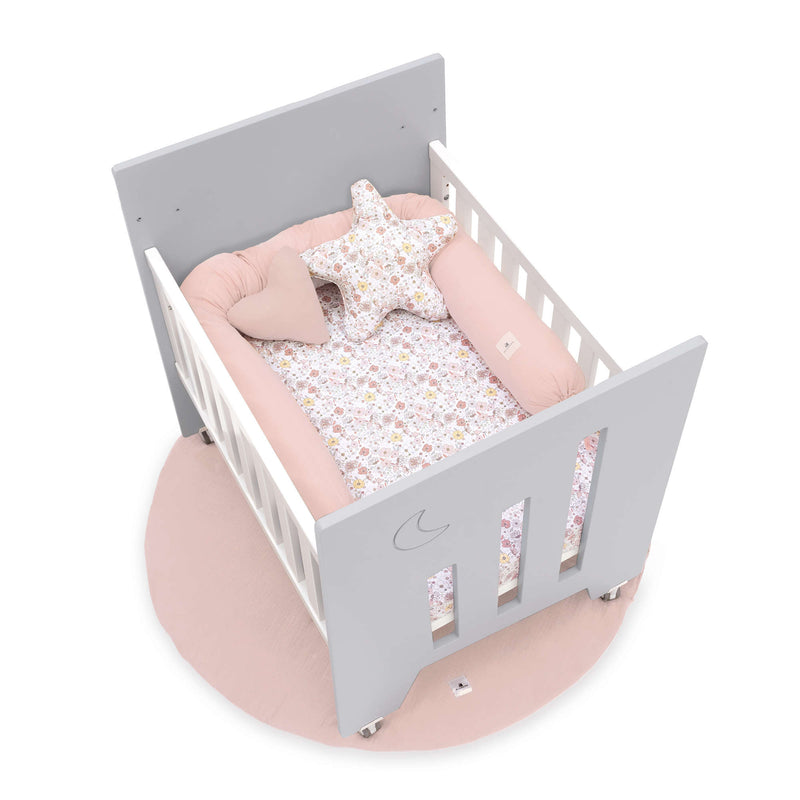 Culla co-sleeping (5in1) con ruote 60x80 cm grigio · Omni Uno Grey