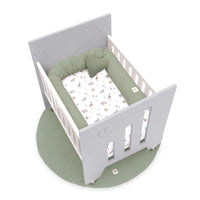 Culla co-sleeping (5in1) con ruote 60x80 cm grigio · Omni Uno Grey