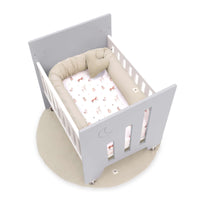 Culla co-sleeping (5in1) con ruote 60x80 cm grigio · Omni Uno Grey