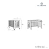 Kit trasformazione da culla 60x80 cm a lettino 60x120 cm bianco