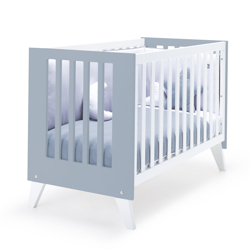 Culla e lettino insieme (7in1) bianco/blu · Nexo Tre Blu denim