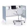 Culla e lettino insieme (7in1) bianco/blu · Nexo Tre Blu denim