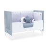 Lettino co-sleeping 60x120 cm (4in1) bianco/celeste · Nexo Due Blu denim