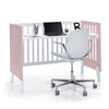 Culla e lettino insieme (7in1) bianco/rosa chiaro · Nexo Tre Flamingo