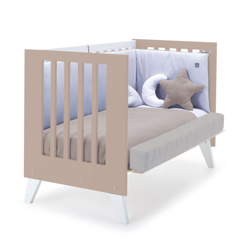 Lettino co-sleeping 60x120 cm (4in1) bianco/beige · Nexo Due Arena