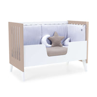 Lettino co-sleeping 60x120 cm (4in1) bianco/beige · Nexo Due Arena