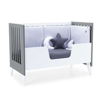 Lettino co-sleeping 60x120 cm (4in1) bianco/antracite · Nexo Due Antracita