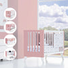 Lettino co-sleeping 60x120 cm (4in1) rosa · Nexo Due Quarzo
