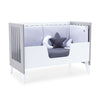 Lettino co-sleeping 60x120 cm (4in1) bianco/grigio · Nexo Due Grey