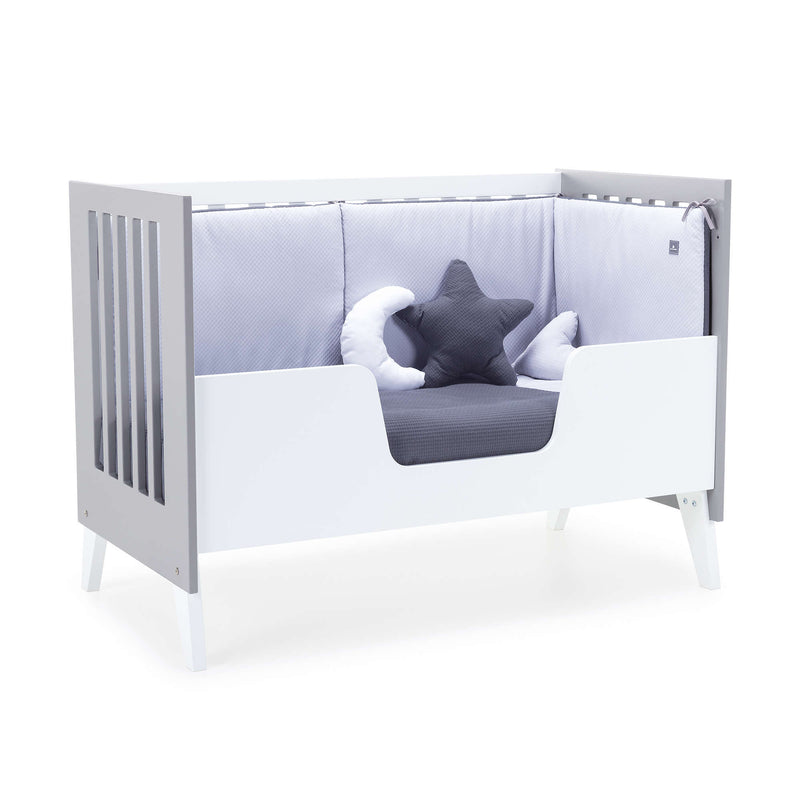 Lettino co-sleeping 60x120 cm (4in1) bianco/grigio · Nexo Due Grey