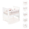 Culla 60x80 cm per co-sleeping (5in1) bianco · Nexo Uno White