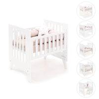 Culla 60x80 cm per co-sleeping (5in1) bianco · Nexo Uno White