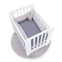 Culla 60x80 cm per co-sleeping (5in1) bianco · Nexo Uno White