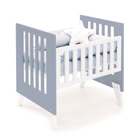 Culla 60x80 cm per co-sleeping (5in1) bianco/blu · Nexo Uno Blu denim