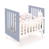 Culla 60x80 cm per co-sleeping (5in1) bianco/blu · Nexo Uno Blu denim