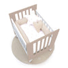 Culla 60x80 cm per co-sleeping (5in1) bianco/beige · Nexo Uno Arena