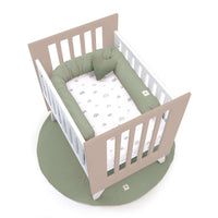 Culla 60x80 cm per co-sleeping (5in1) bianco/beige · Nexo Uno Arena