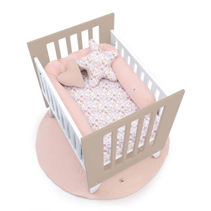 Culla 60x80 cm per co-sleeping (5in1) bianco/beige · Nexo Uno Arena