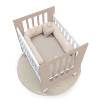 Culla 60x80 cm per co-sleeping (5in1) bianco/beige · Nexo Uno Arena
