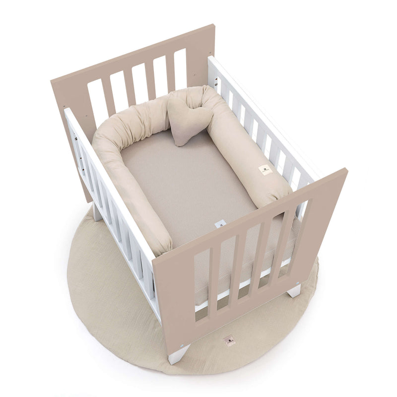 Culla 60x80 cm per co-sleeping (5in1) bianco/beige · Nexo Uno Arena