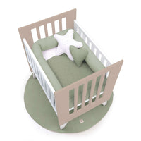 Culla 60x80 cm per co-sleeping (5in1) bianco/beige · Nexo Uno Arena