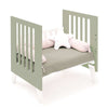 Culla 60x80 cm per co-sleeping (5in1) bianco/verde-oliva · Nexo Uno Erba