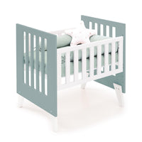 Culla 60x80 cm per co-sleeping (5in1) bianco/verde eucalipto · Nexo Uno Eucalyptus