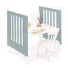 Culla 60x80 cm per co-sleeping (5in1) bianco/verde eucalipto · Nexo Uno Eucalyptus