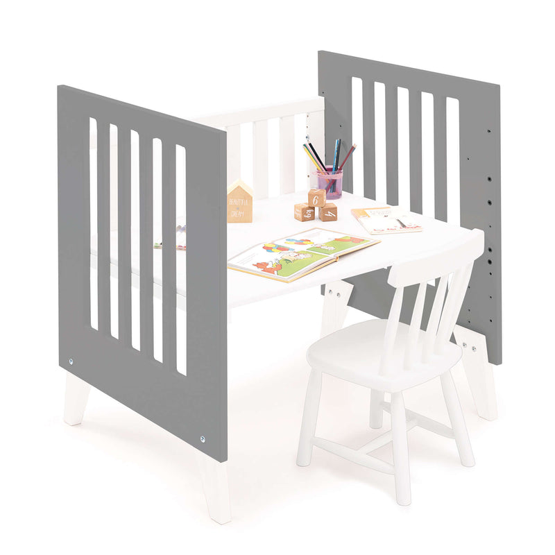 Culla 60x80 cm per co-sleeping (5in1) bianco/antracite · Nexo Uno Antracita