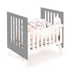 Culla 60x80 cm per co-sleeping (5in1) bianco/antracite · Nexo Uno Antracita