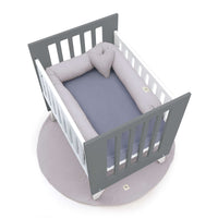 Culla 60x80 cm per co-sleeping (5in1) bianco/antracite · Nexo Uno Antracita