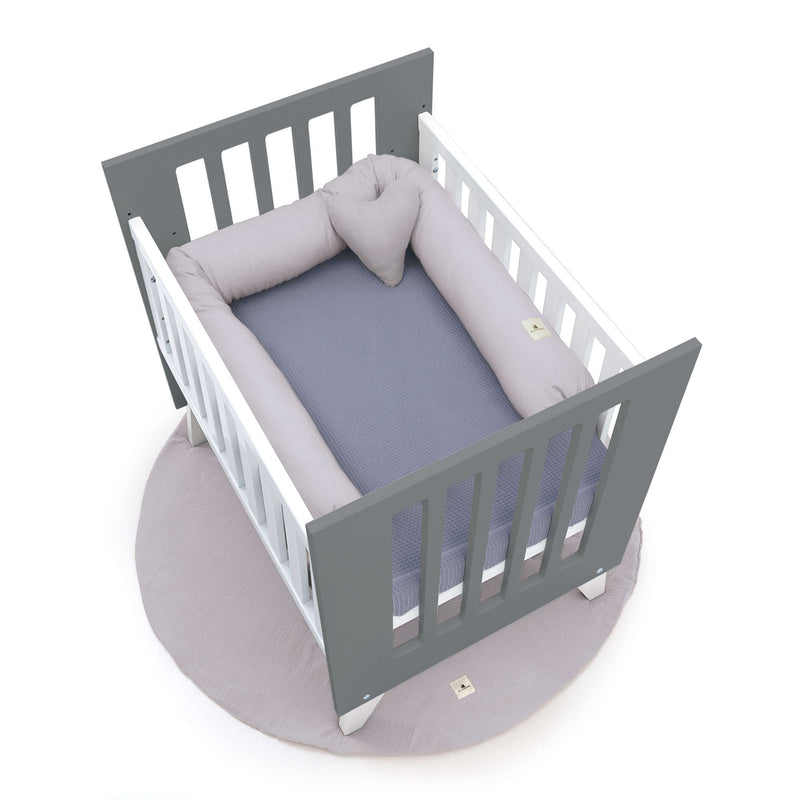 Culla 60x80 cm per co-sleeping (5in1) bianco/antracite · Nexo Uno Antracita