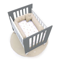 Culla 60x80 cm per co-sleeping (5in1) bianco/antracite · Nexo Uno Antracita