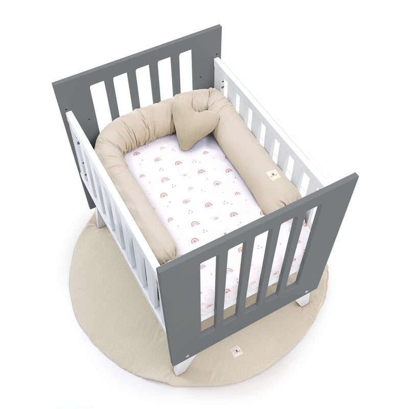 Culla 60x80 cm per co-sleeping (5in1) bianco/antracite · Nexo Uno Antracita