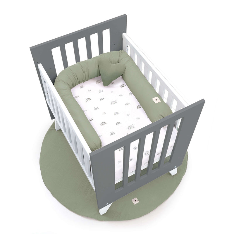 Culla 60x80 cm per co-sleeping (5in1) bianco/antracite · Nexo Uno Antracita