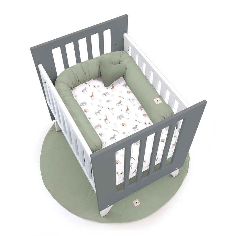 Culla 60x80 cm per co-sleeping (5in1) bianco/antracite · Nexo Uno Antracita