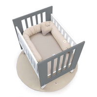 Culla 60x80 cm per co-sleeping (5in1) bianco/antracite · Nexo Uno Antracita