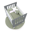 Culla 60x80 cm per co-sleeping (5in1) bianco/antracite · Nexo Uno Antracita