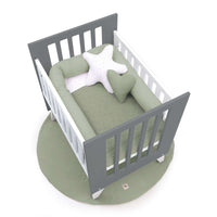 Culla 60x80 cm per co-sleeping (5in1) bianco/antracite · Nexo Uno Antracita