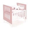 Culla 60x80 cm per co-sleeping (5in1) bianco/rosa · Nexo Uno Quarzo