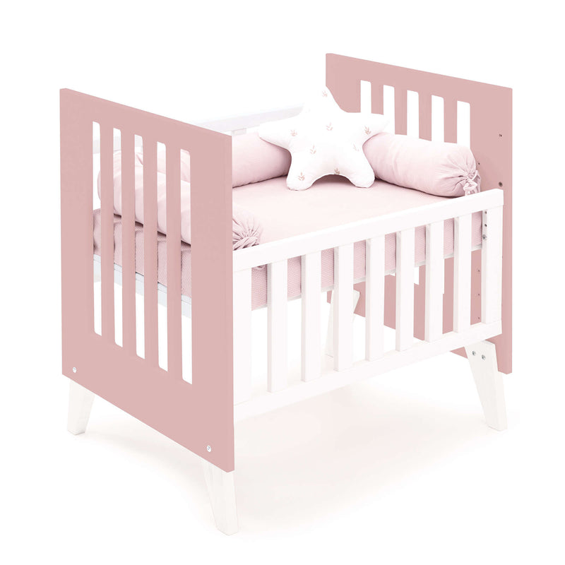 Culla 60x80 cm per co-sleeping (5in1) bianco/rosa · Nexo Uno Quarzo