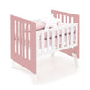Culla 60x80 cm per co-sleeping (5in1) bianco/rosa · Nexo Uno Quarzo
