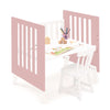 Culla 60x80 cm per co-sleeping (5in1) bianco/rosa · Nexo Uno Quarzo