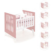 Culla 60x80 cm per co-sleeping (5in1) bianco/rosa · Nexo Uno Quarzo