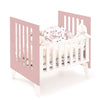 Culla 60x80 cm per co-sleeping (5in1) bianco/rosa · Nexo Uno Quarzo